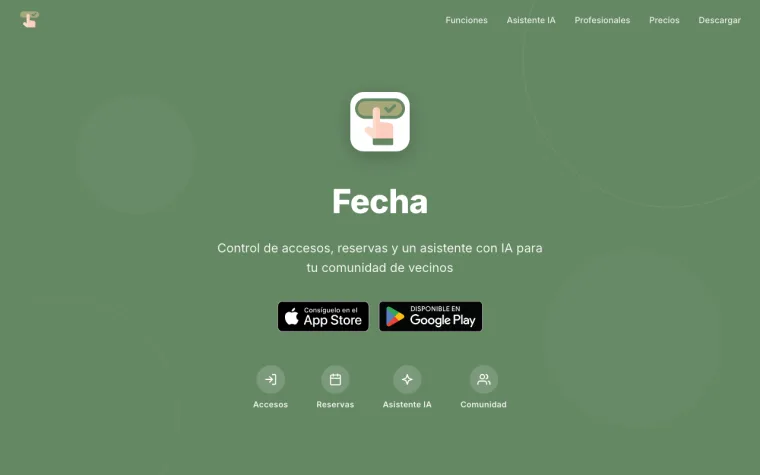 Fecha platform landing